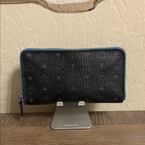 MCM | Visetos zip-around long wallet.
